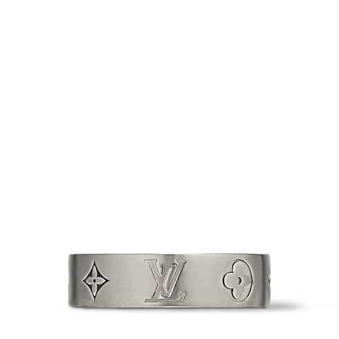 S00 Fashion Jewelry Rings LV Mosaic Thin Ring | Louis Vuitton ® (Product zoom)