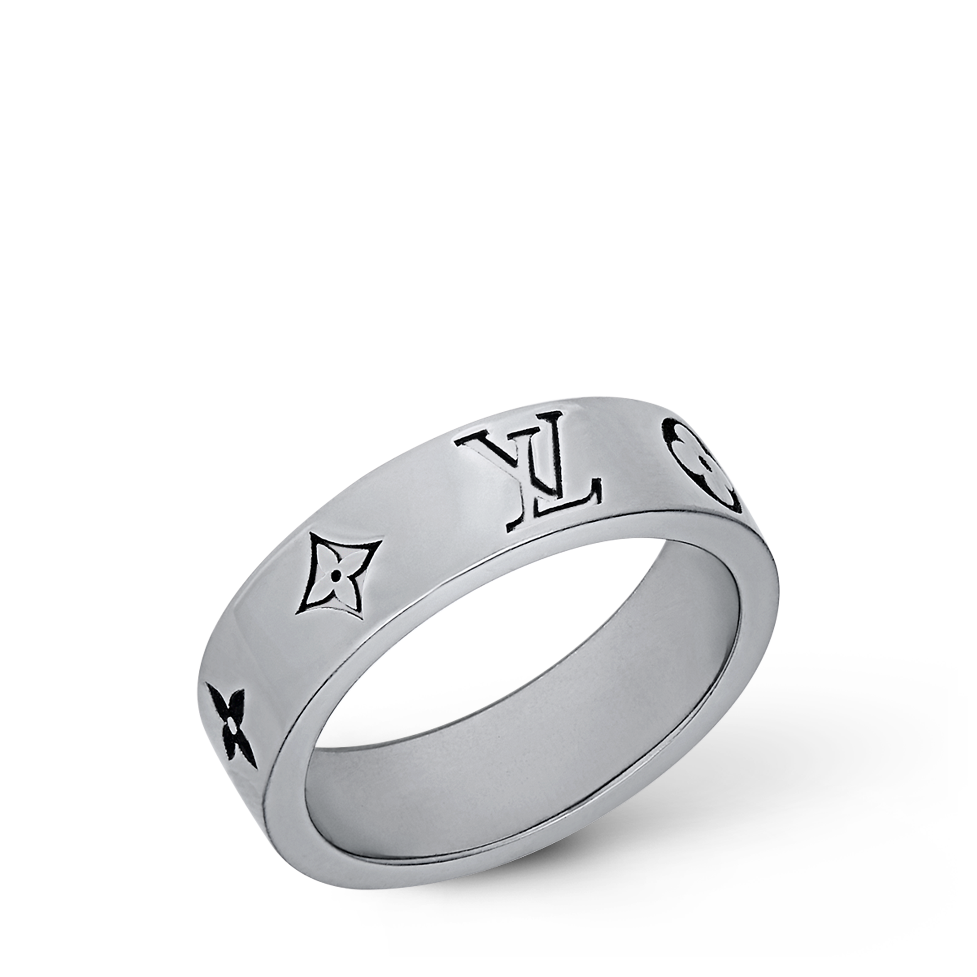 LV Mosaic Thin Ring