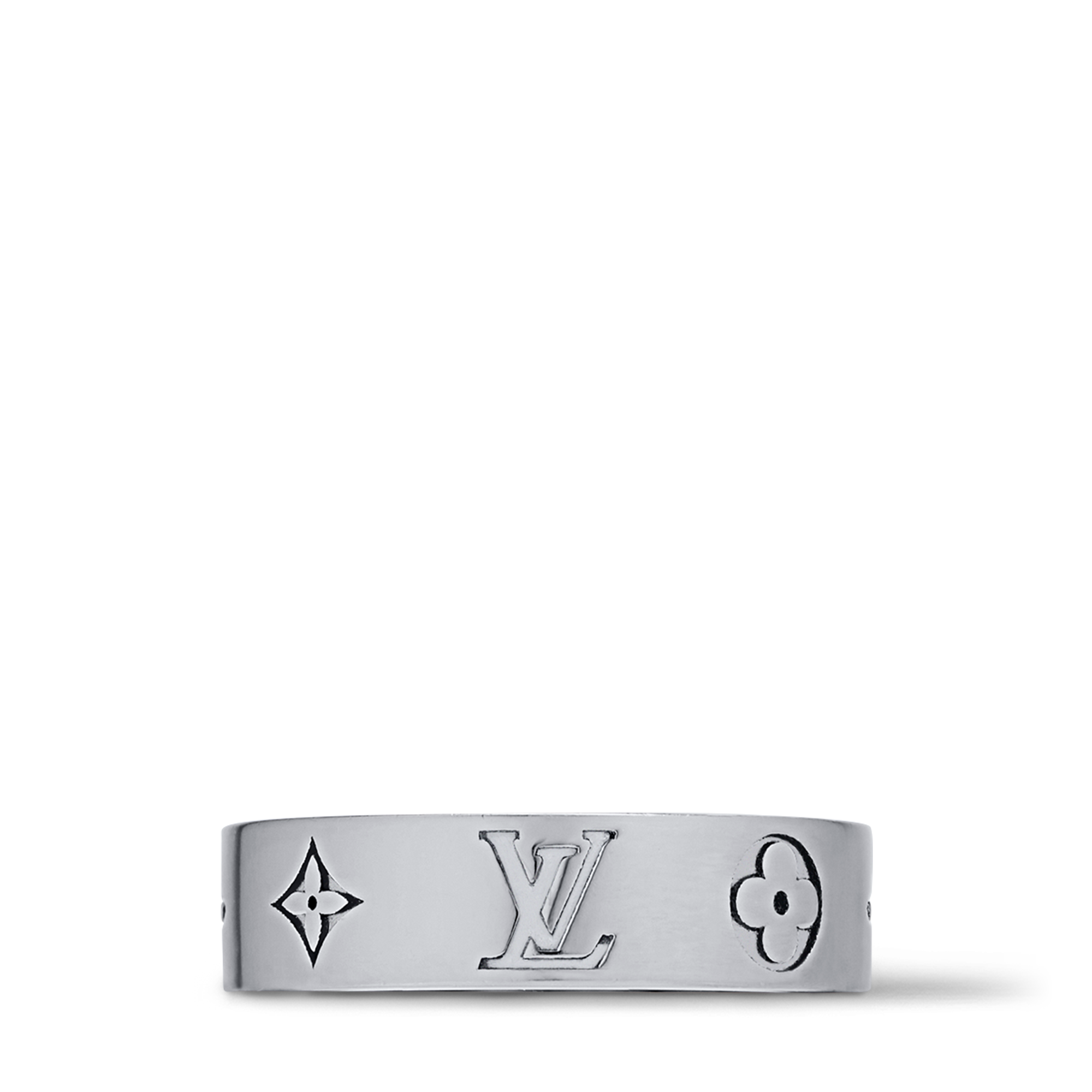 S00 Fashion Jewelry Rings LV Mosaic Thin Ring | Louis Vuitton ® (Product zoom)