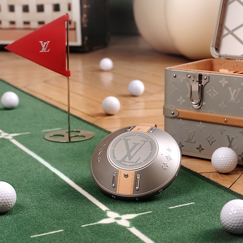 Watchmaking Connected Objects LV Nanogram Speaker Silver | Louis Vuitton ® (Product zoom)