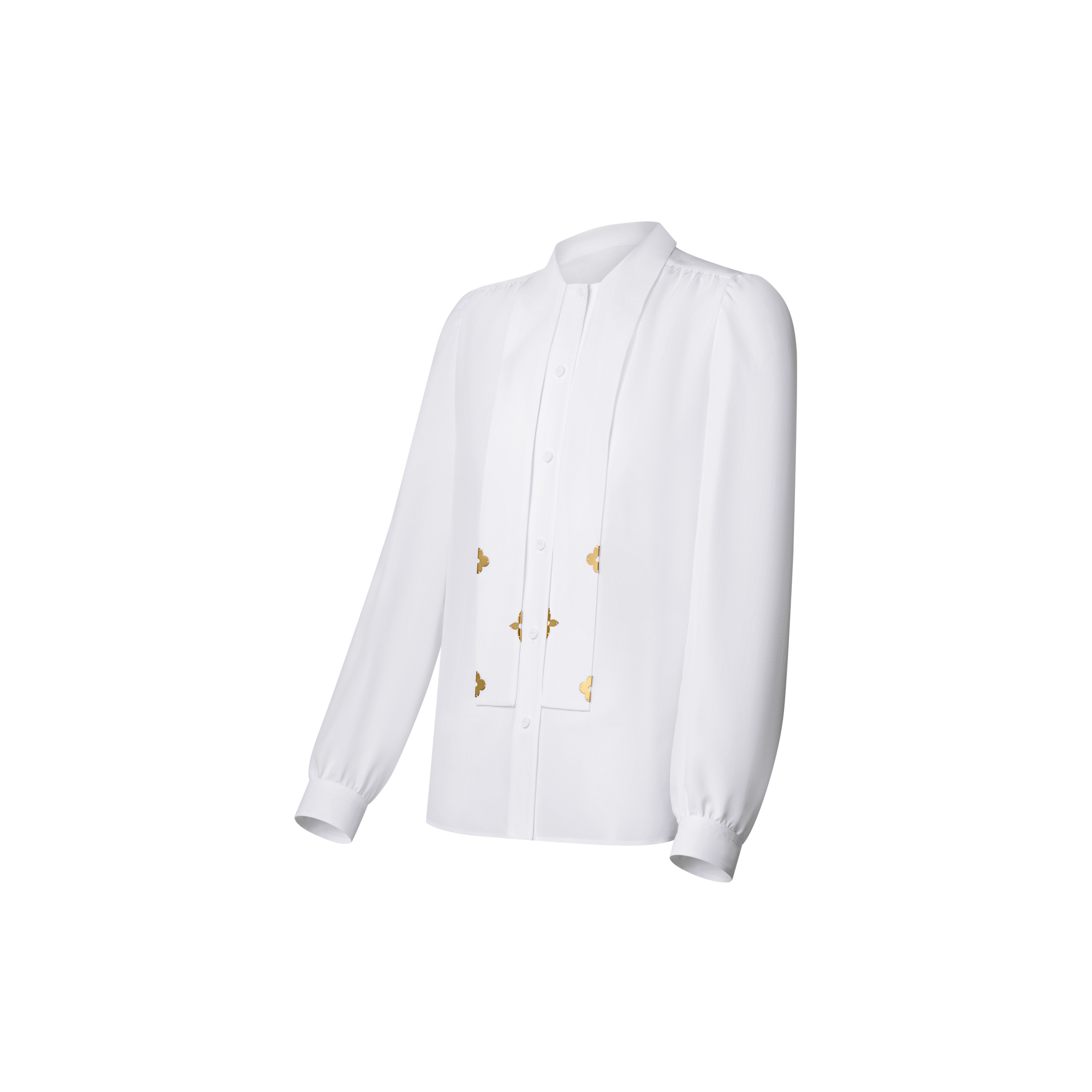  Ready-to-Wear Tops LV Night Lavaliere Blouse | Louis Vuitton ® (Product zoom)