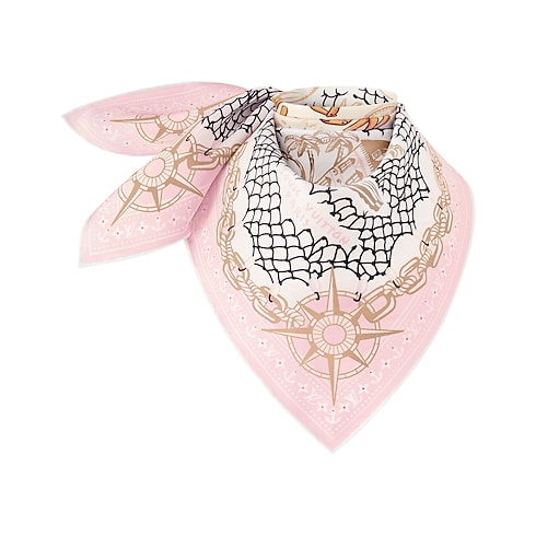 S00 Accessories Silk Squares and Bandeaus LV Ocean Treasure Map Square 70 | Louis Vuitton ® (Product zoom)