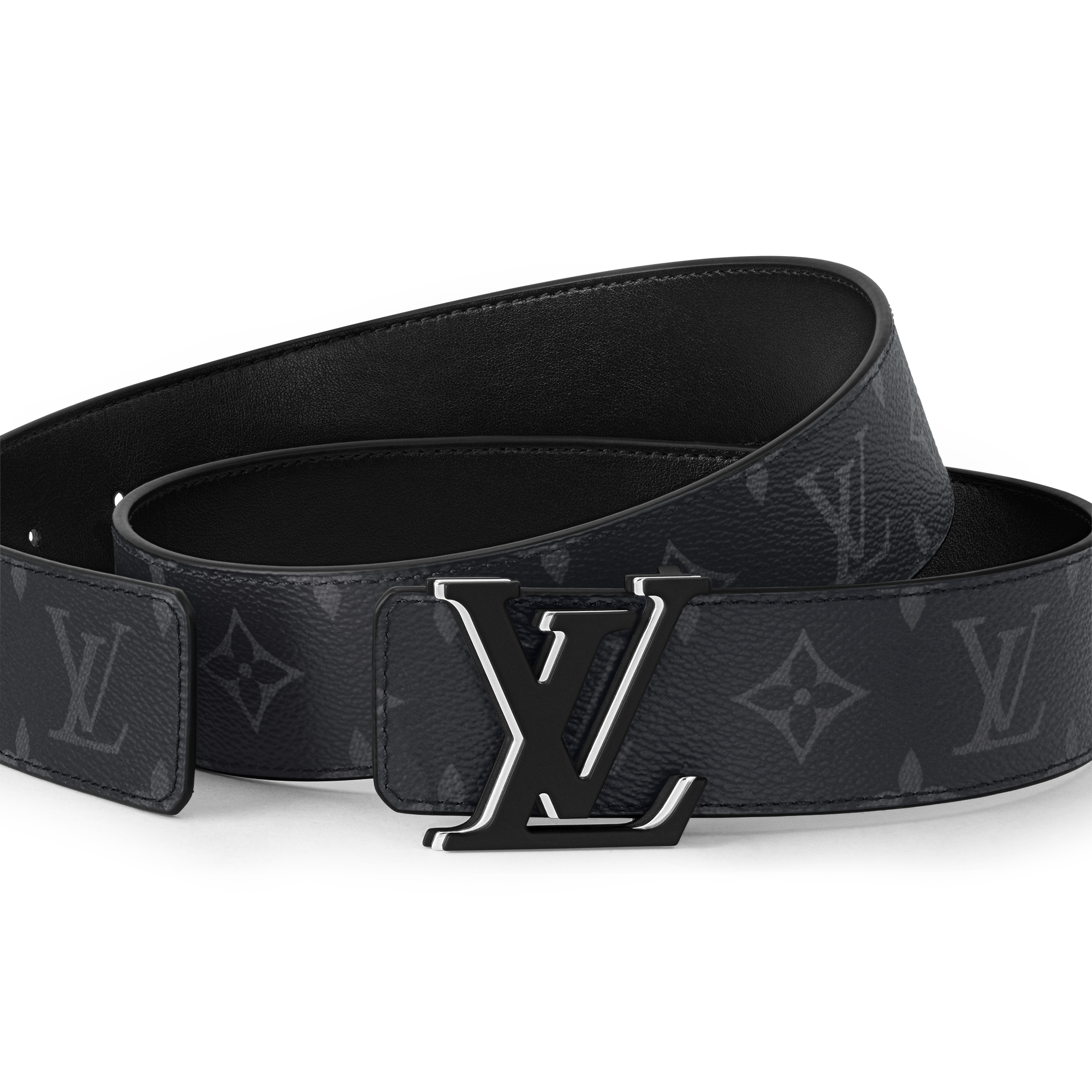 Monogram Eclipse Canvas Accessories Belts LV Optic 40mm Reversible Belt | Louis Vuitton ® (Product zoom)