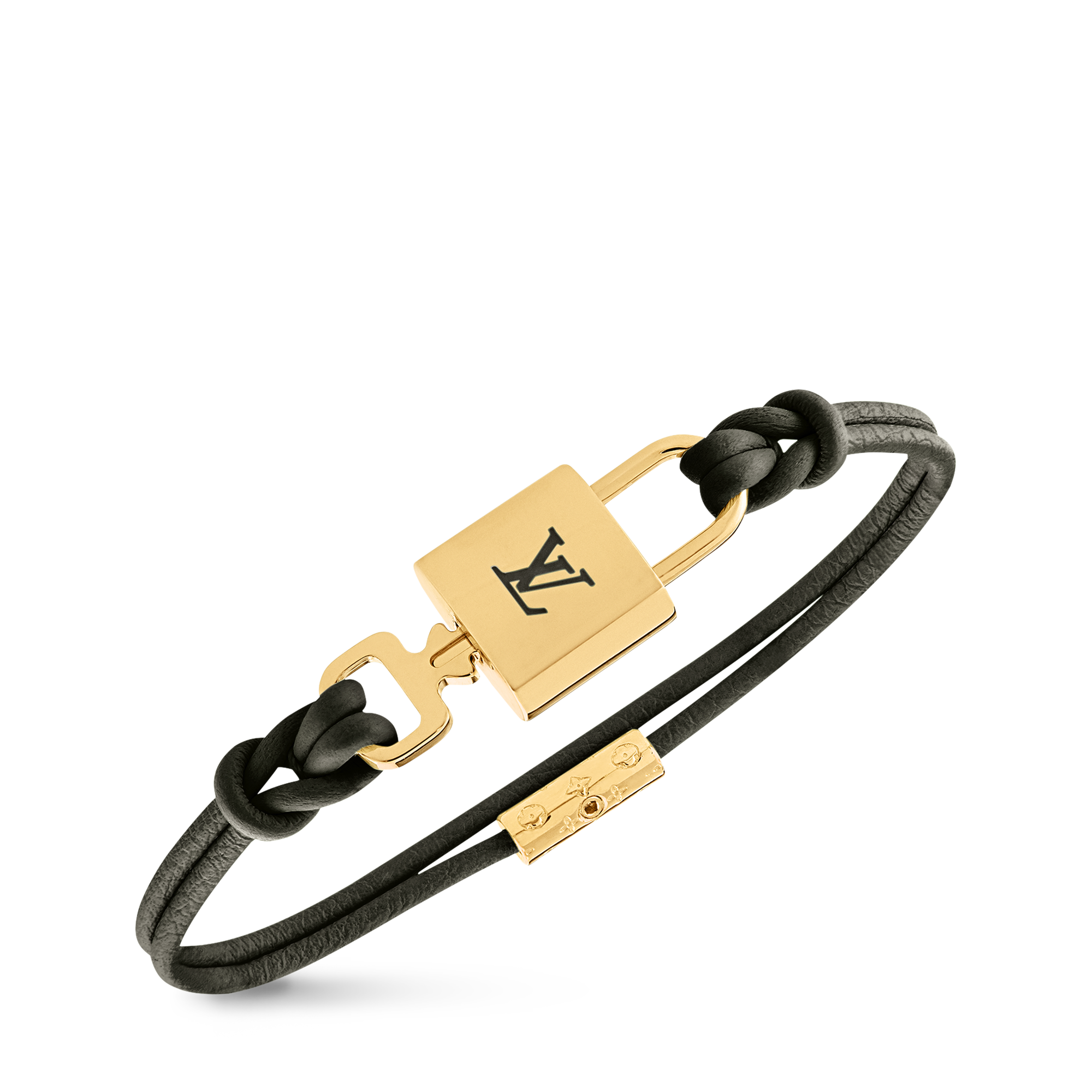 Other Leathers Fashion Jewelry Bracelets LV Padlock Bracelet | Louis Vuitton ® (Product zoom)