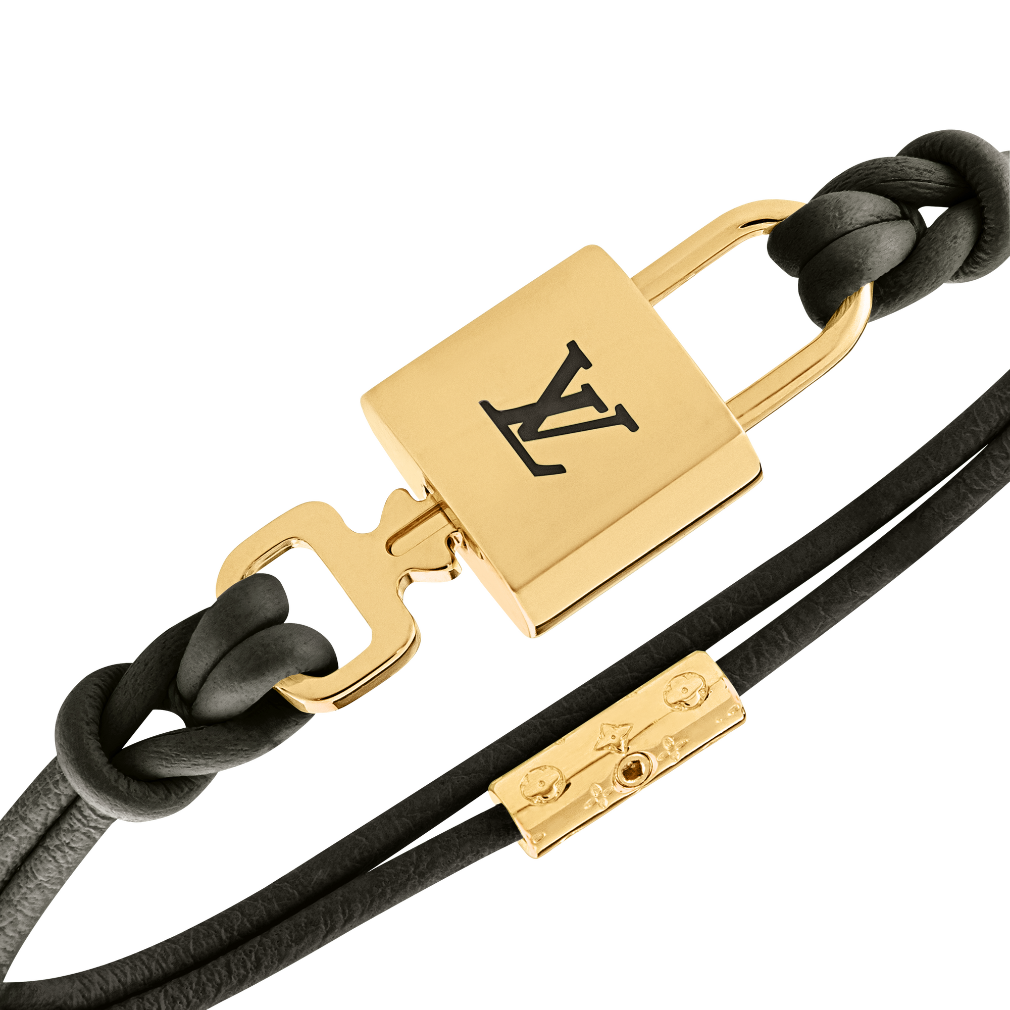 Other Leathers Fashion Jewelry Bracelets LV Padlock Bracelet | Louis Vuitton ® (Product zoom)