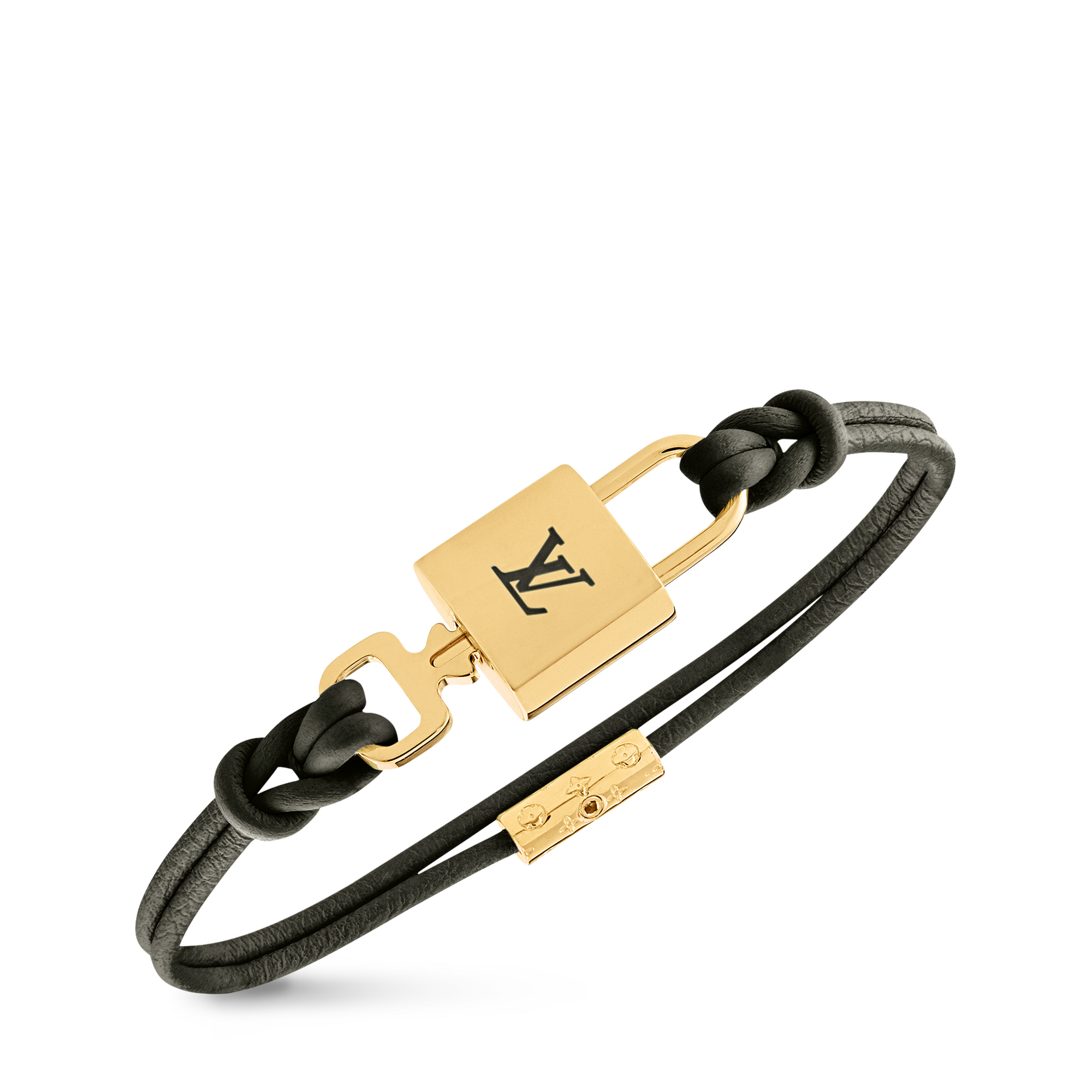Other Leathers Fashion Jewelry Bracelets LV Padlock Bracelet | Louis Vuitton ® (Product zoom)