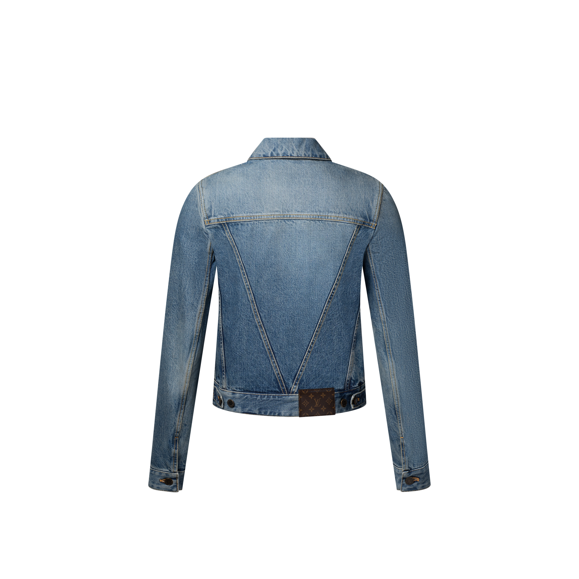 LV Patch Denim Jacket
