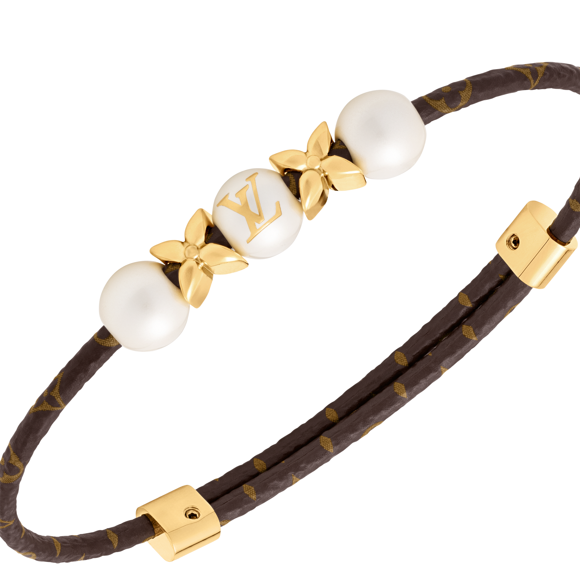 Other Leathers Fashion Jewelry All Fashion Jewelry LV Pearls Mix Bracelet | Louis Vuitton ® (Product zoom)