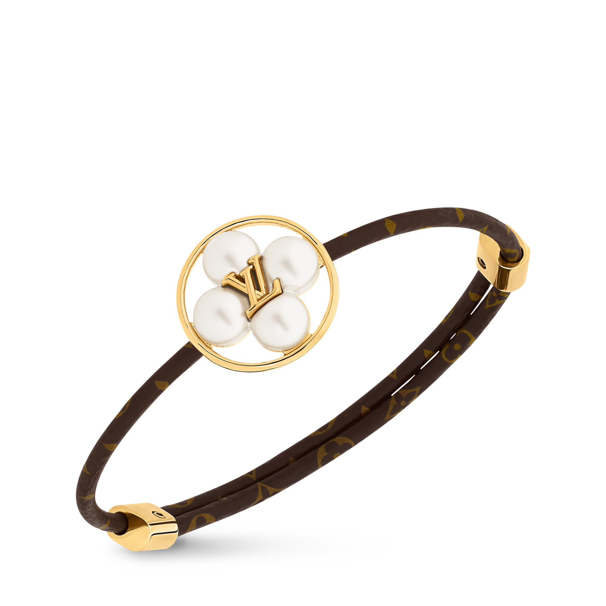 Fashion Jewelry Bracelets LV Pearly Flower Bracelet | Louis Vuitton ® (Product zoom)
