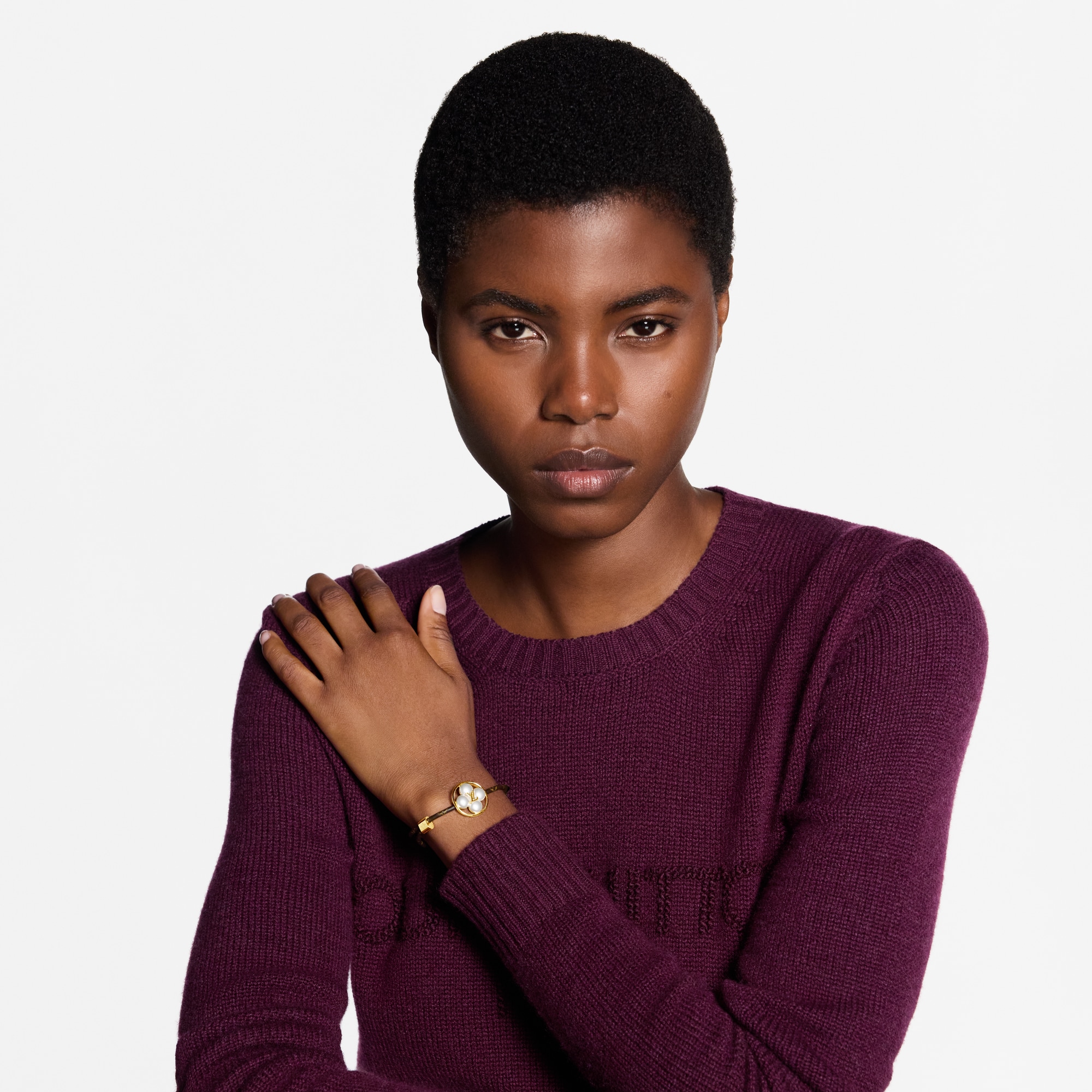  Fashion Jewelry Bracelets LV Pearly Flower Bracelet | Louis Vuitton ® (Product zoom)
