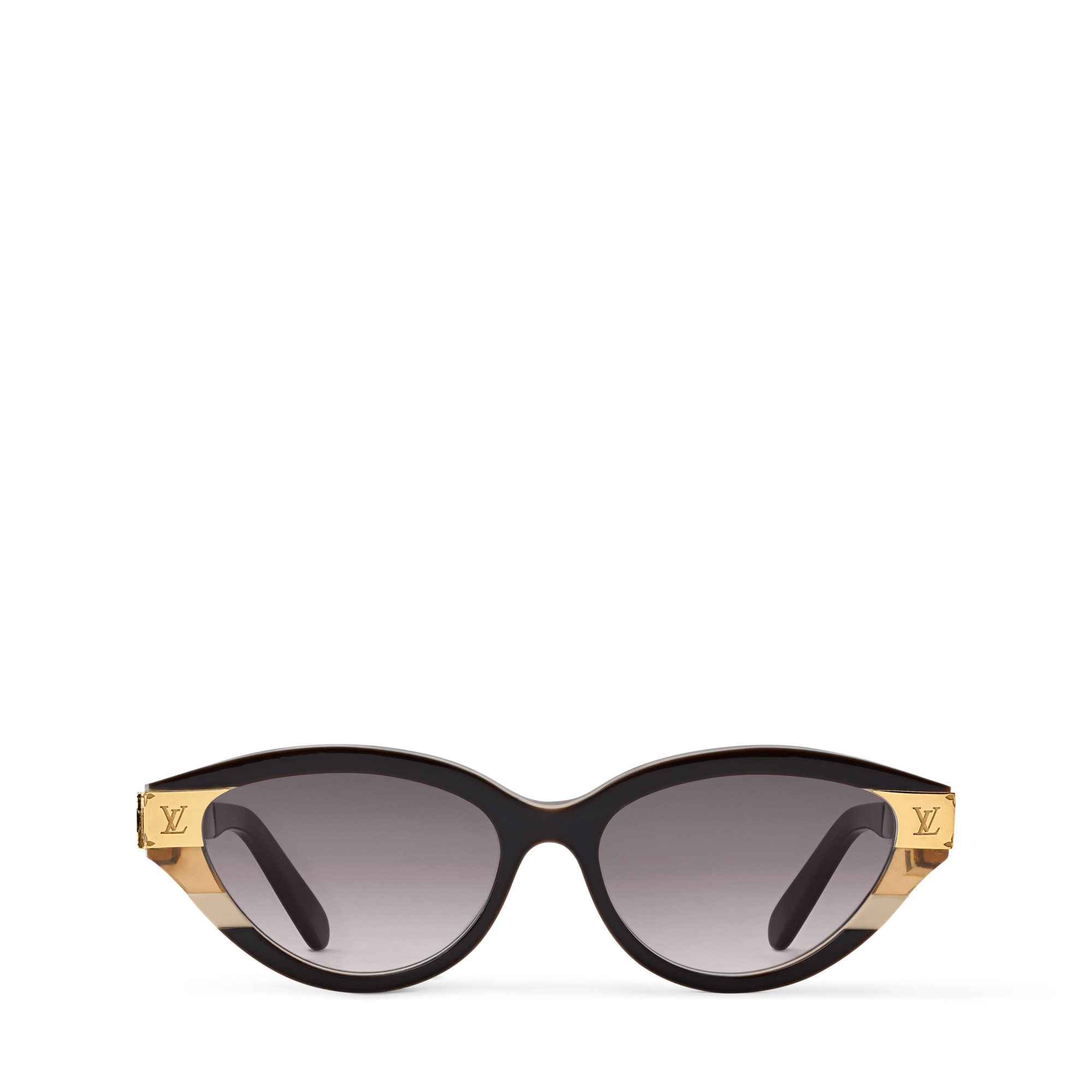 Louis Vuitton Black Petit Soupçon Cat Eye Sunglasses LV Petit Soupçon Low Cat Eye Sunglasses S00 - Women  main image 3