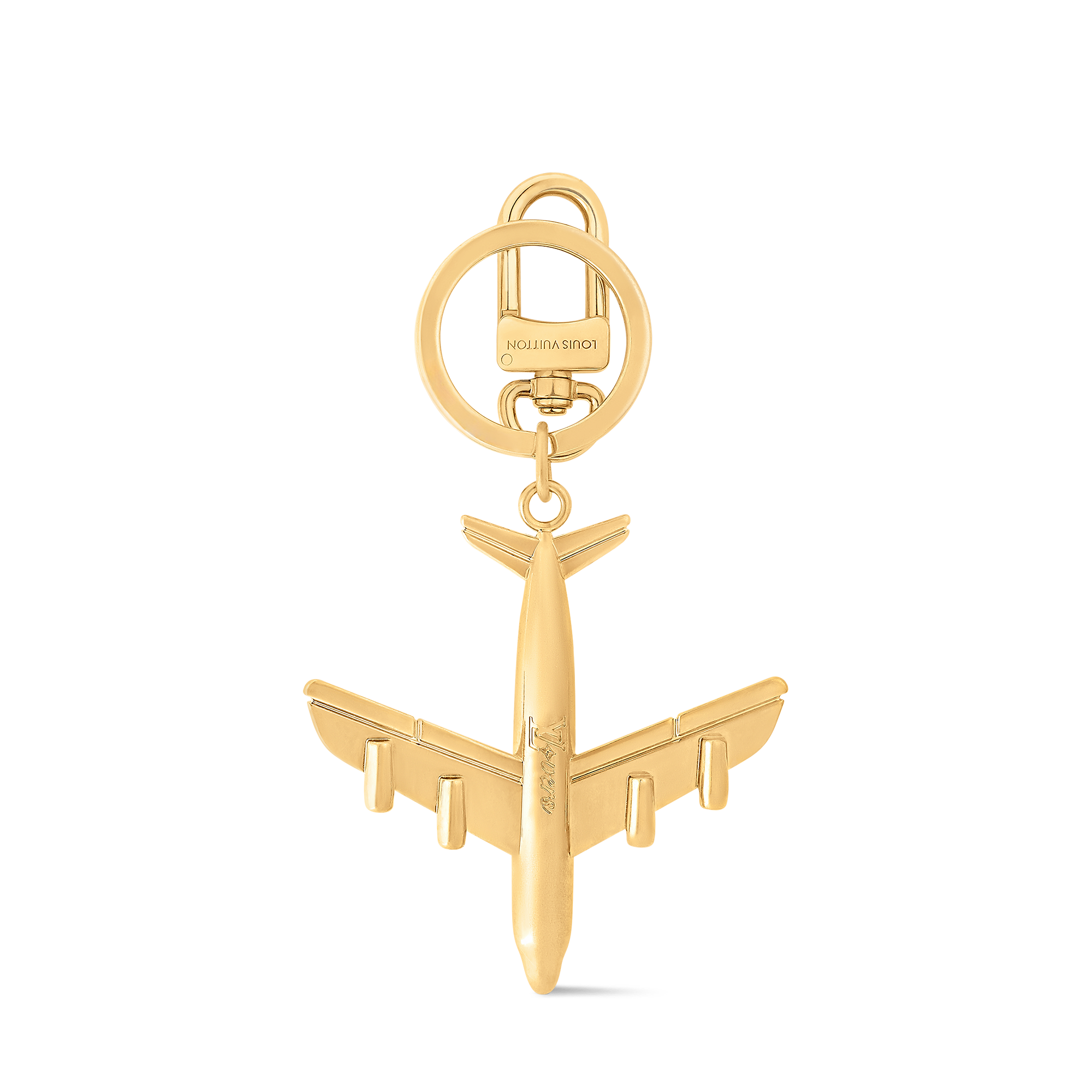 LV Plane Key Holder and Bag Charm