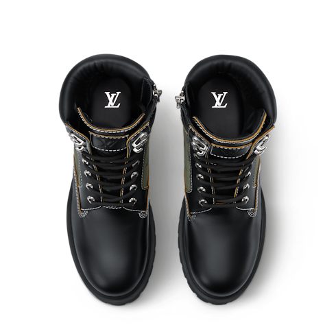 Shoes Boots LV Remix Combat Boot | Louis Vuitton ® (Product zoom)