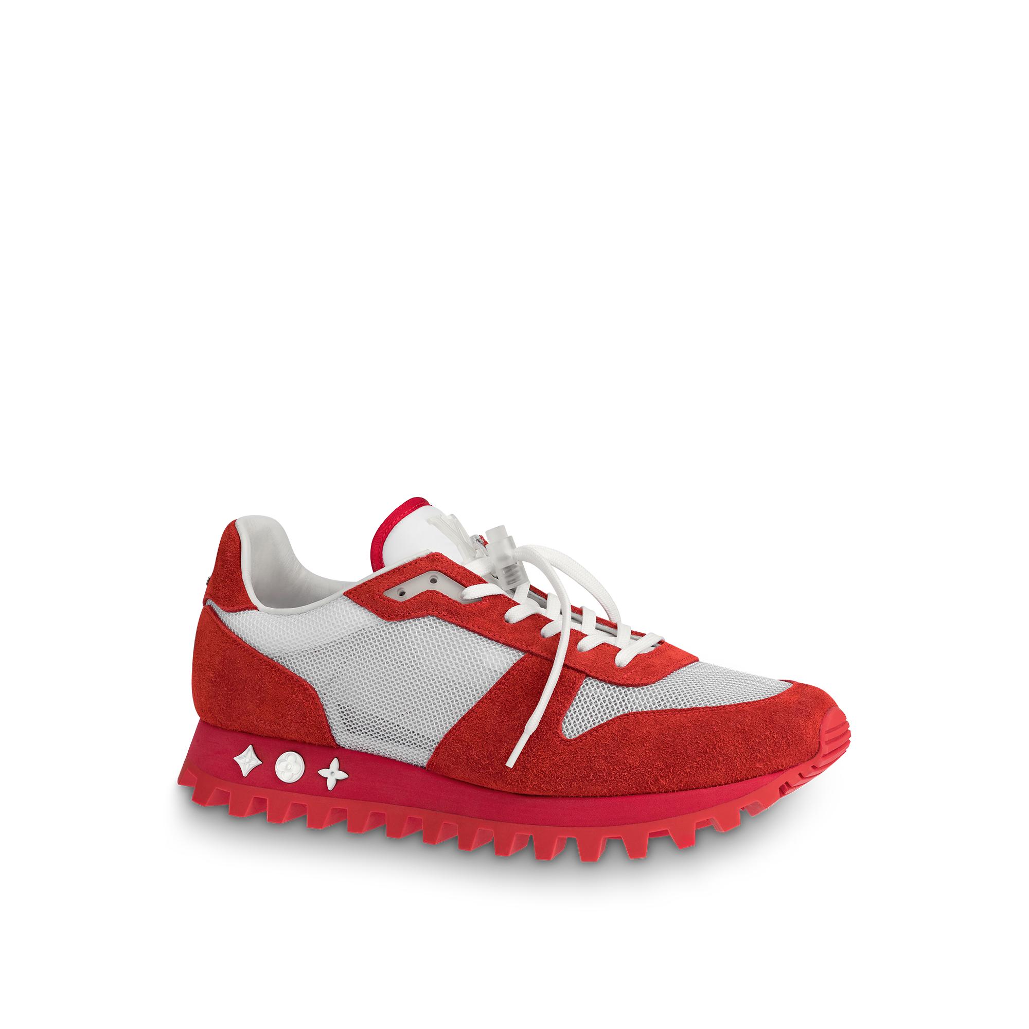 pink and red louis vuitton sneakers
