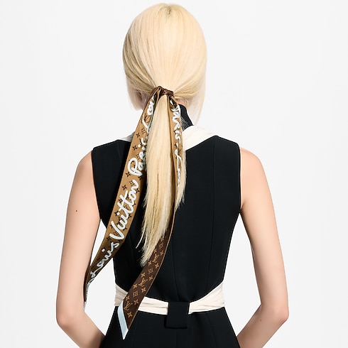 LV Script BB Bandeau Cropped Worn View