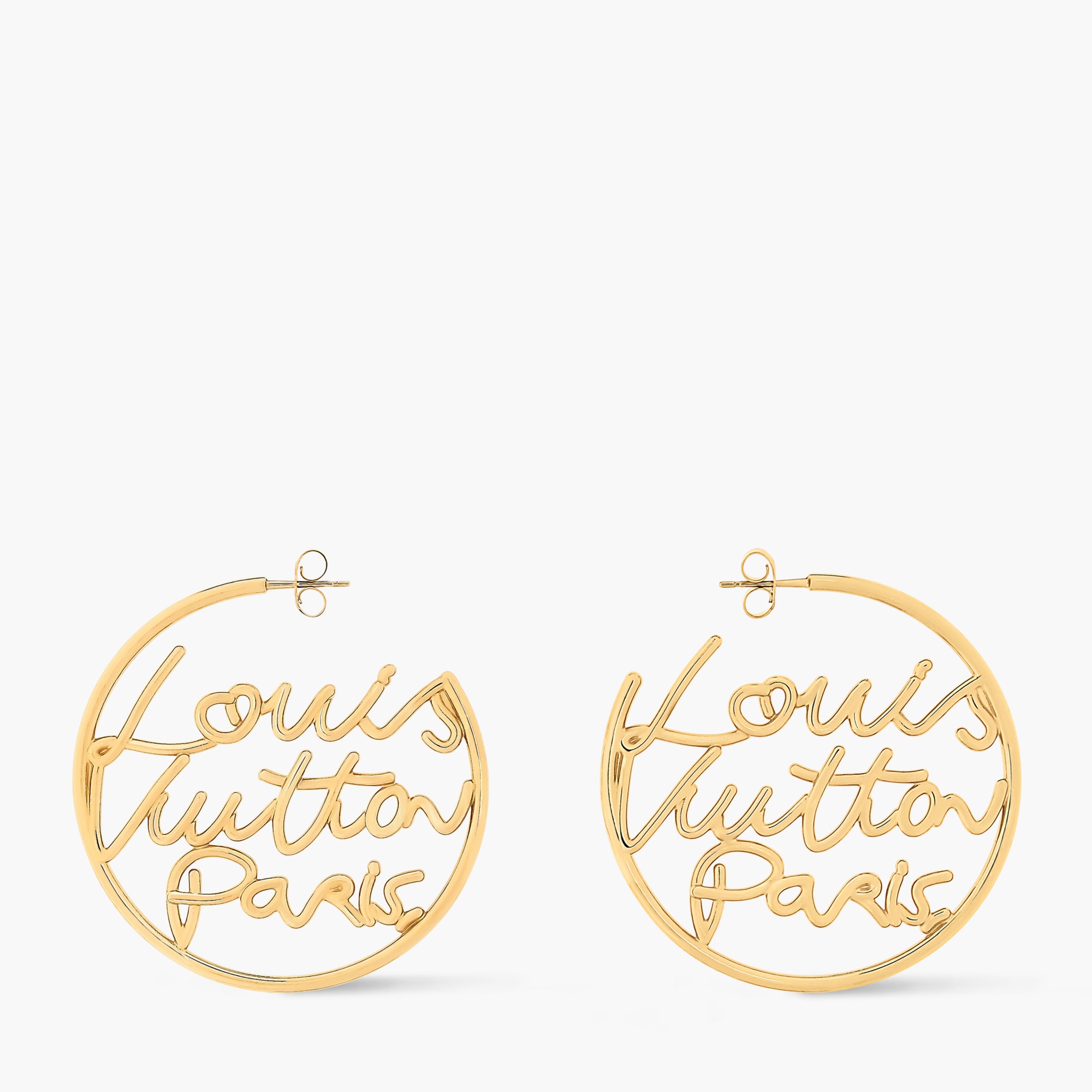 LV Script Earrings