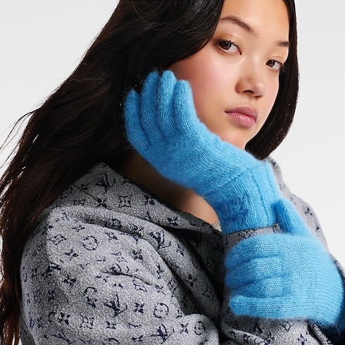 S00 Accessories Hats and Gloves LV Script Gloves | Louis Vuitton ® (Product zoom)