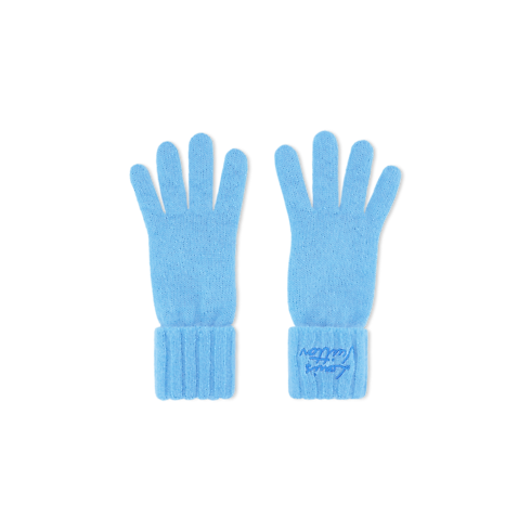 S00 Accessories Hats and Gloves LV Script Gloves | Louis Vuitton ® (Product zoom)