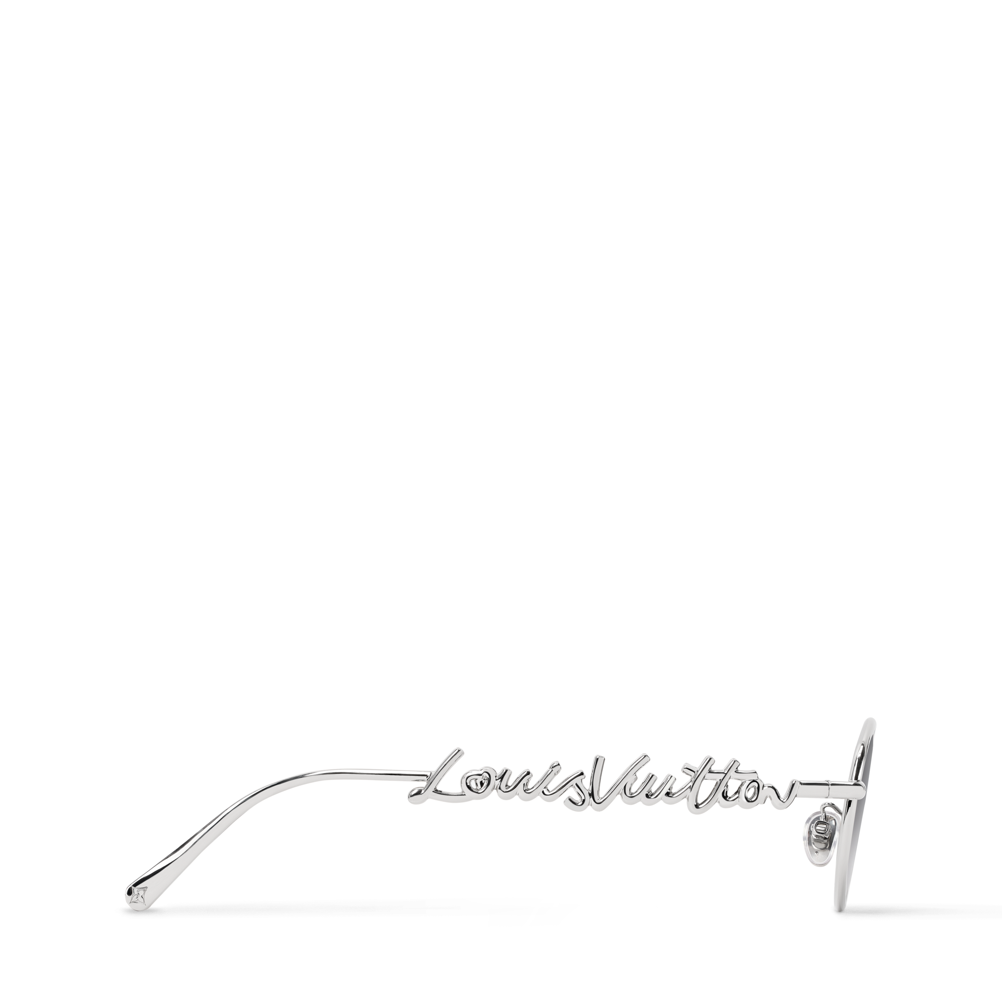Louis Vuitton Lv script metal round sunglasses LV Script Metal Round Sunglasses S00 - Women - Accessories  main image 4