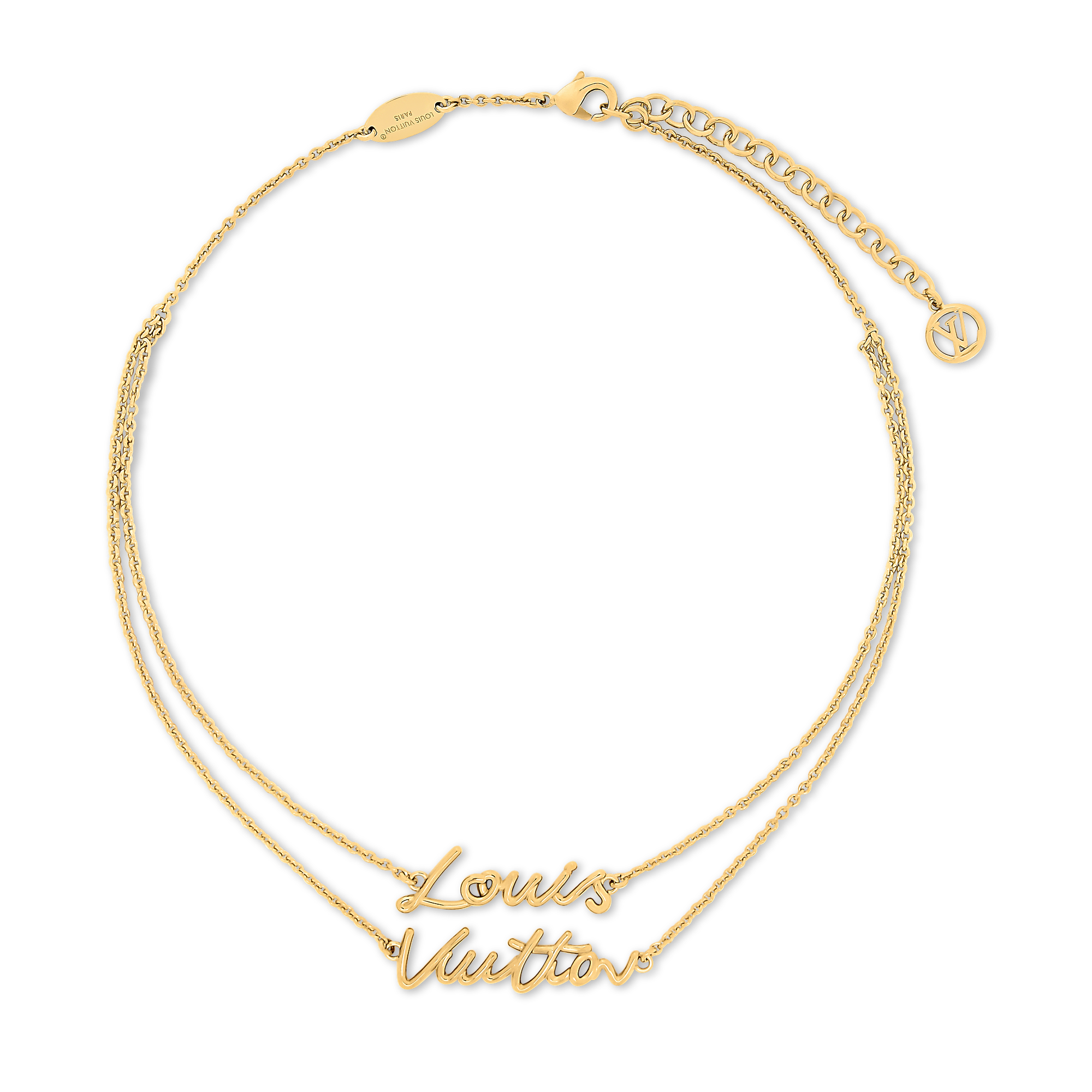 LV Script Necklace