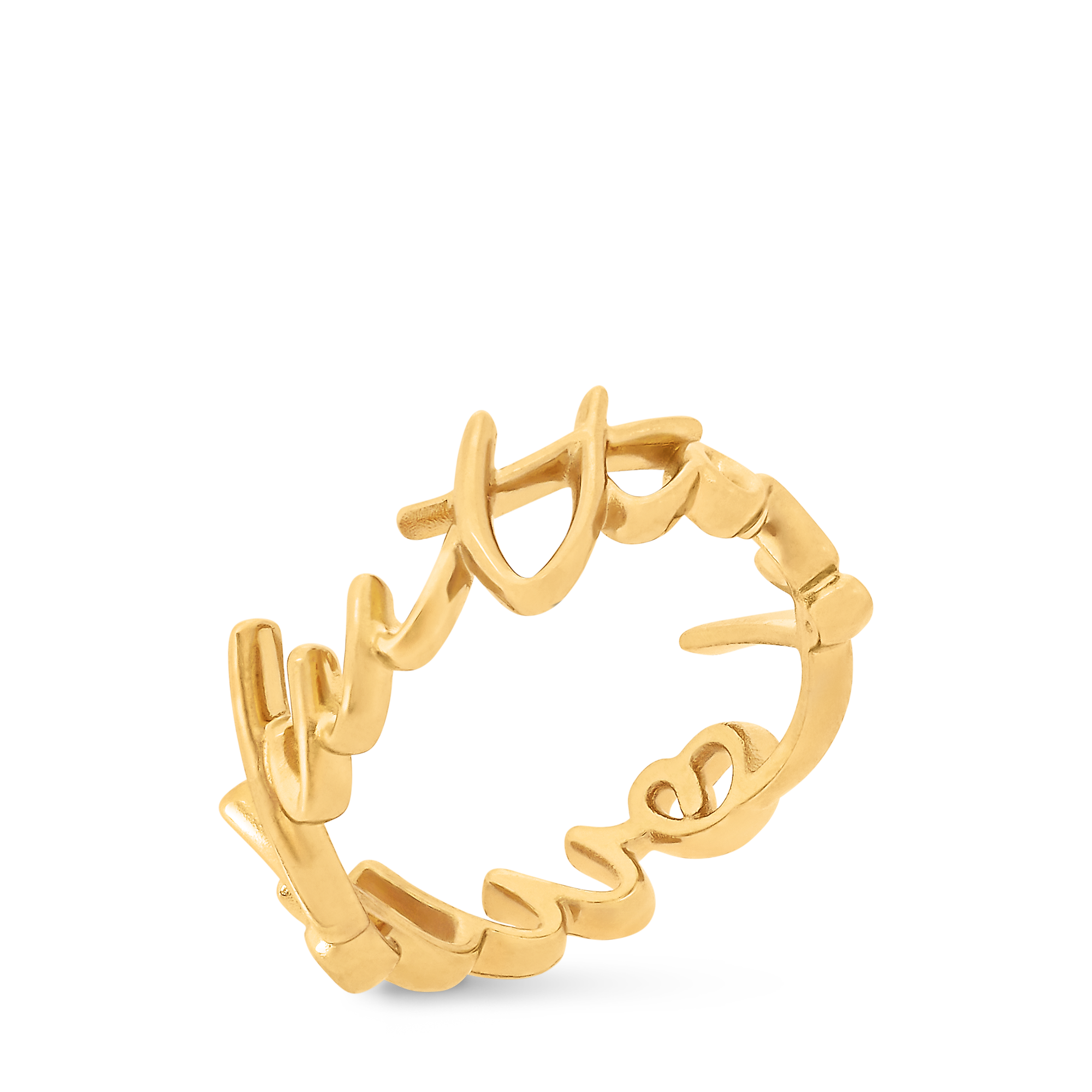 LV Script Ring