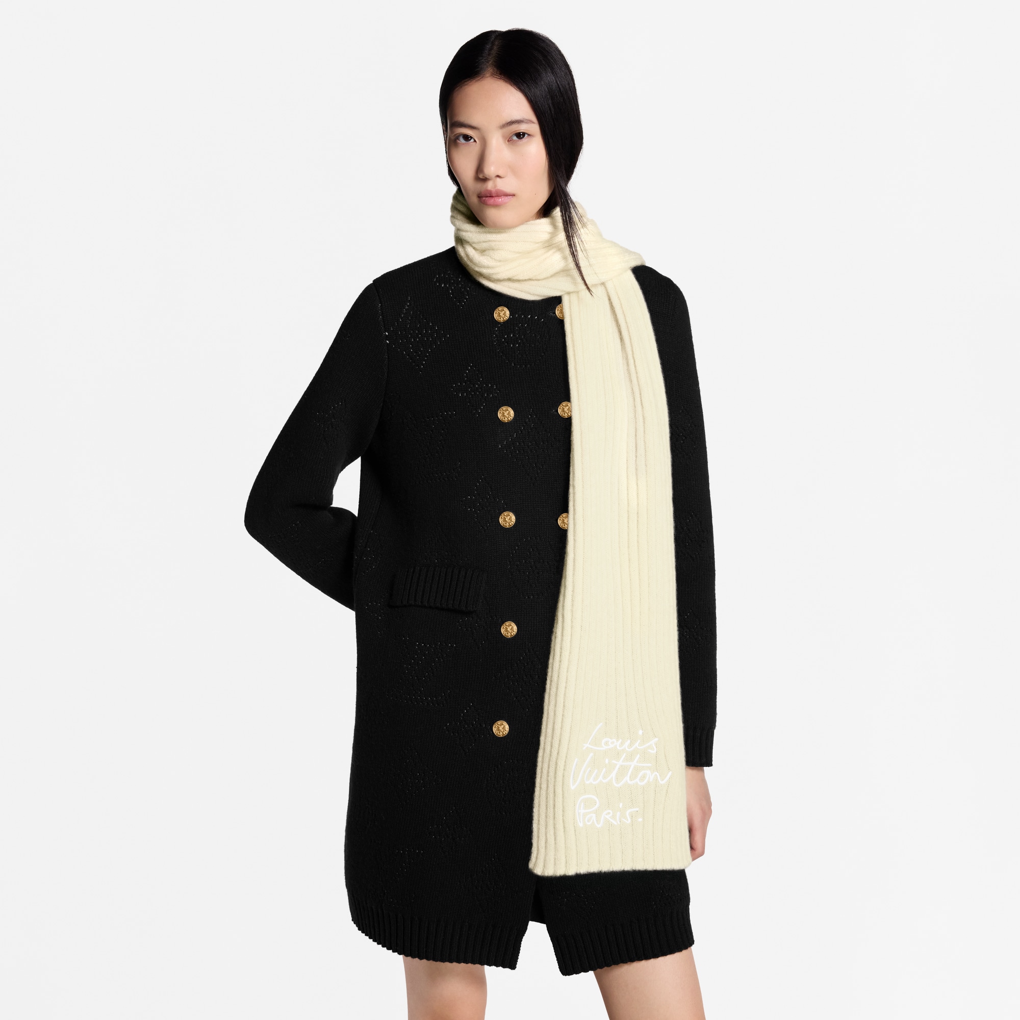 S00 Accessories Scarves LV Script Scarf | Louis Vuitton ® (Product zoom)