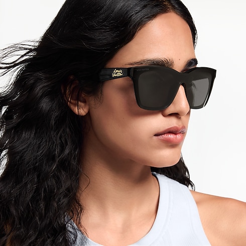 S00 Accessories Sunglasses LV Script Square Sunglasses | Louis Vuitton ® (Product zoom)