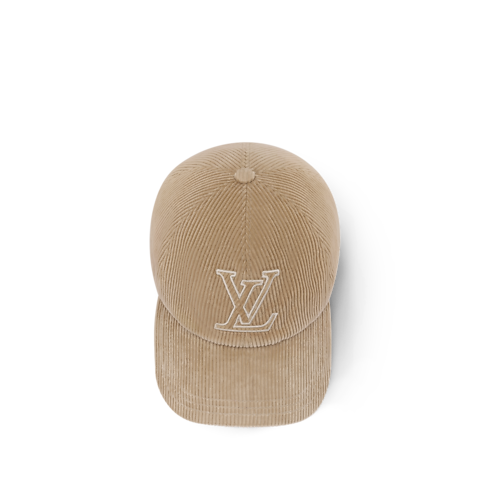 S00 Accessories Hats and Gloves LV Signature Corduroy Cap | Louis Vuitton ® (Product zoom)