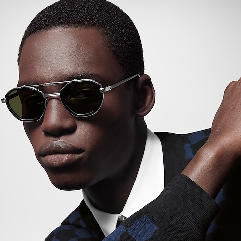 S00 Accessories Sunglasses LV Signature Duo Round Sunglasses | Louis Vuitton ® (Product zoom)