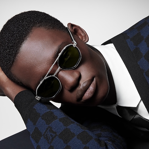 S00 Accessories Sunglasses LV Signature Duo Round Sunglasses | Louis Vuitton ® (Product zoom)