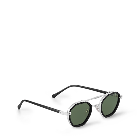 S00 Accessories Sunglasses LV Signature Duo Round Sunglasses | Louis Vuitton ® (Product zoom)