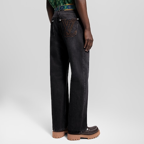 Ready-to-Wear Denim LV Skate Denim Pants | Louis Vuitton ® (Product zoom)