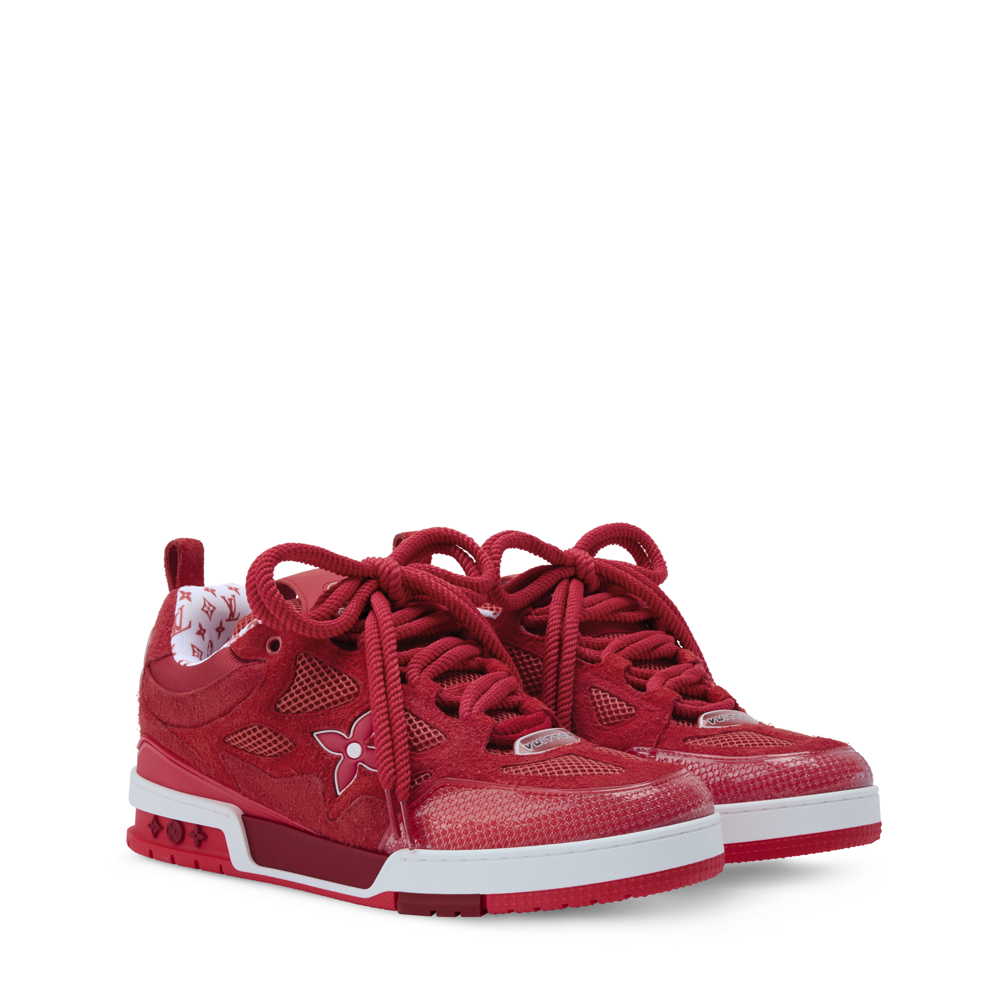 strapless open back dress Louis Vuitton Calfskin Maxi Damier Mens Rivoli Sneakers 10 Red White  1791489 – FASHIONPHILE main image 1