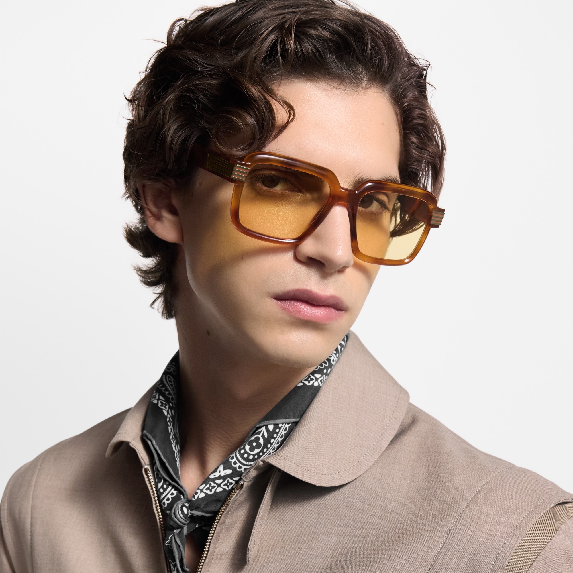 S00 Accessories Sunglasses LV Slide Large Square Round Sunglasses | Louis Vuitton ® (Product zoom)
