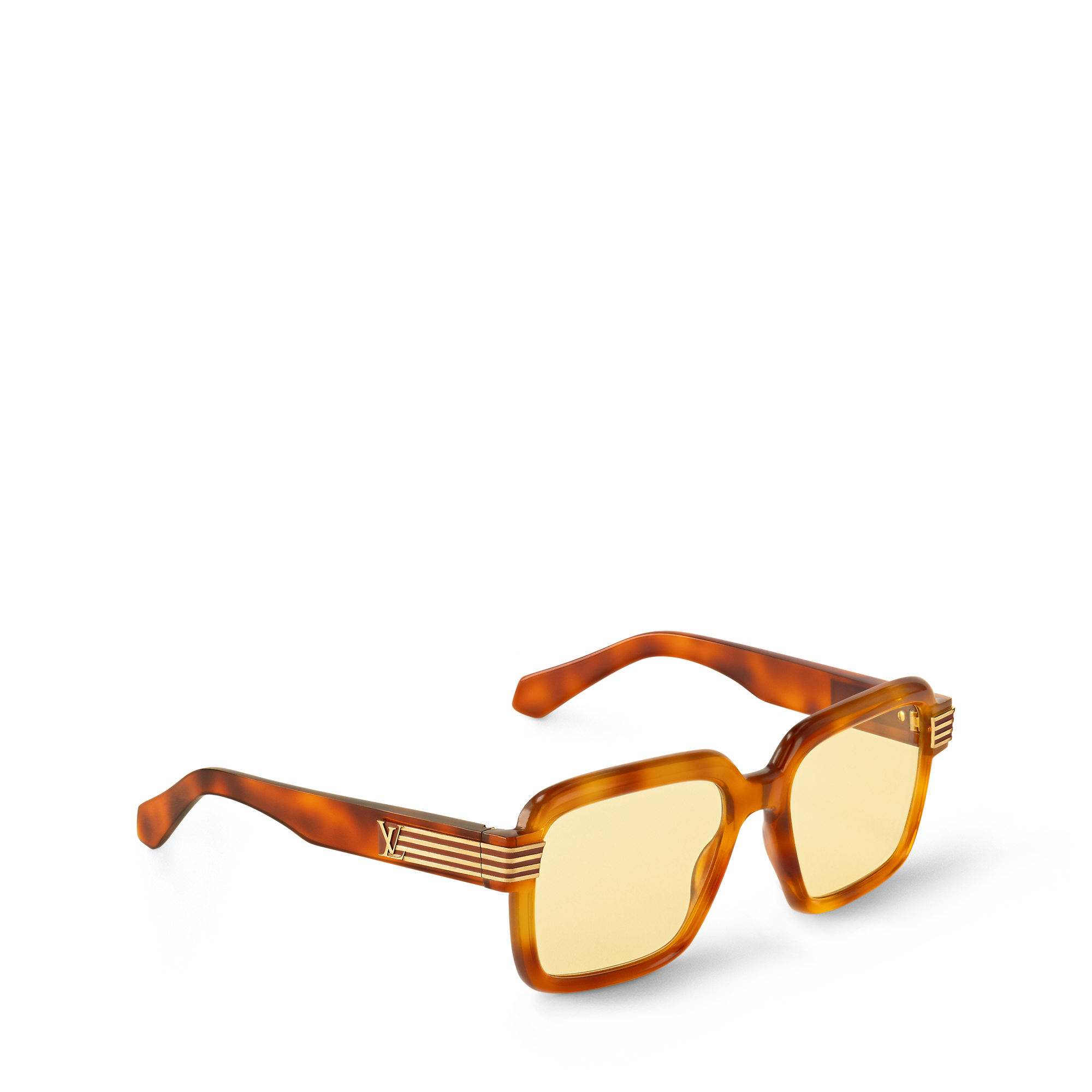 LV Slide Large Square Round Sunglasses