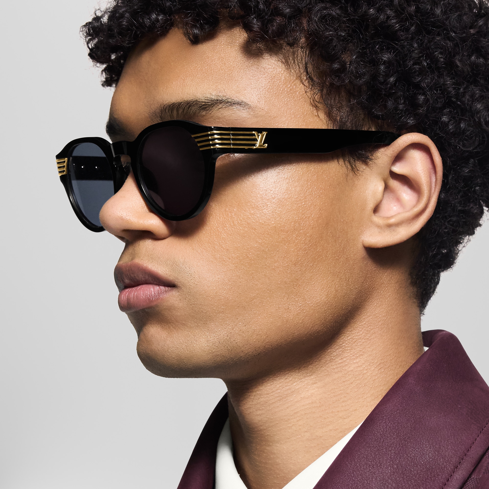 LV Slide Round Sunglasses