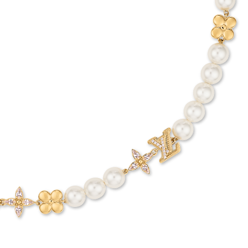 S00 Fashion Jewelry All Fashion Jewelry LV Sparkling Pearls Necklace | Louis Vuitton ® (Product zoom)