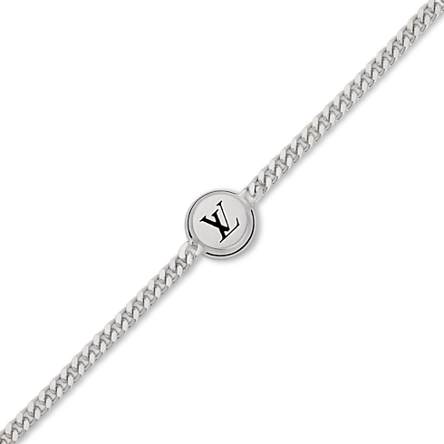 LV Spike Medal Bracelet Detail View