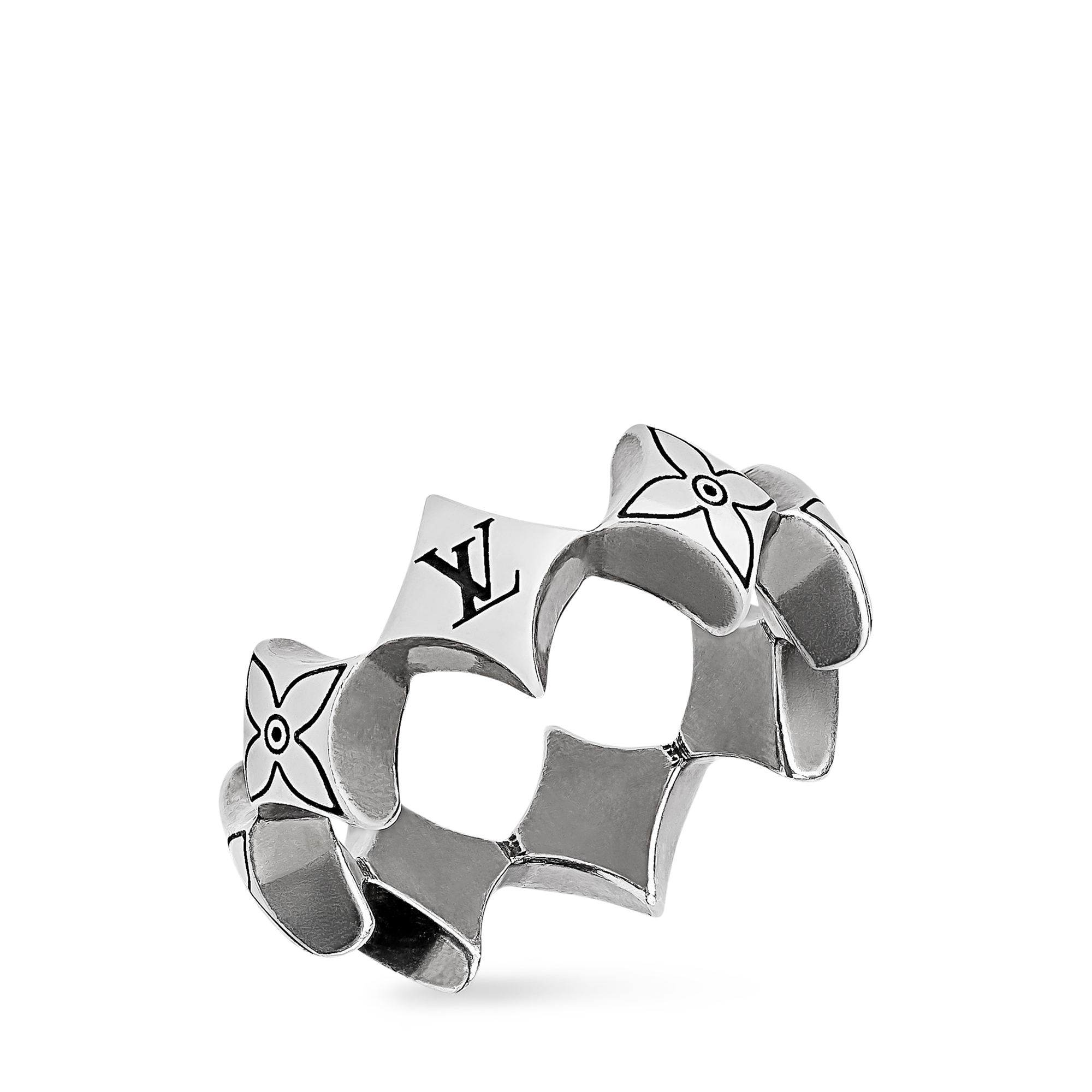 S00 Fashion Jewelry Rings LV Spiky Flower Ring | Louis Vuitton ® (Product zoom)