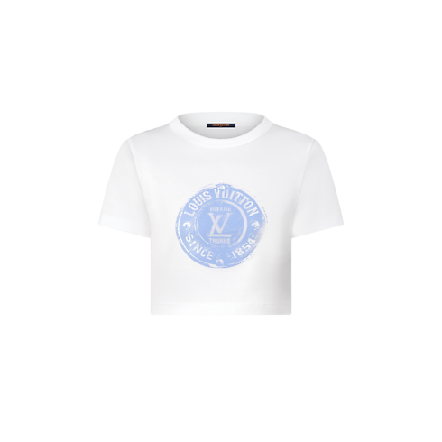 Ready-to-Wear Tops LV Stamp Crop Top | Louis Vuitton ® (Product zoom)