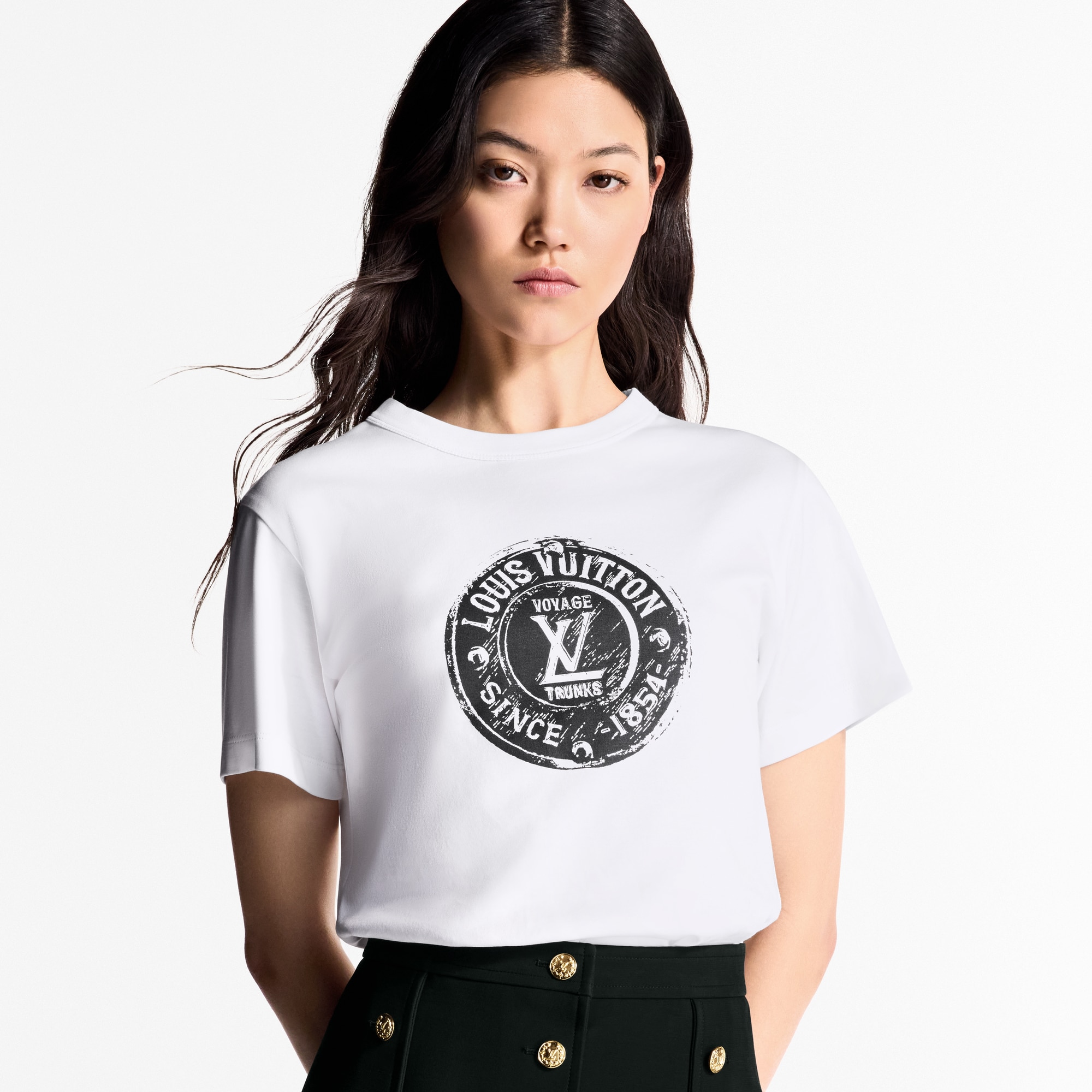  Ready-to-Wear Tops LV Stamp T-Shirt | Louis Vuitton ® (Product zoom)