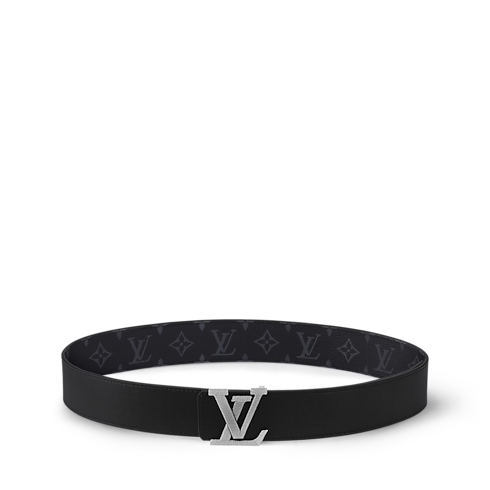 Monogram Eclipse Canvas Accessories Belts LV Stitch 40mm Reversible Belt | Louis Vuitton ® (Product zoom)