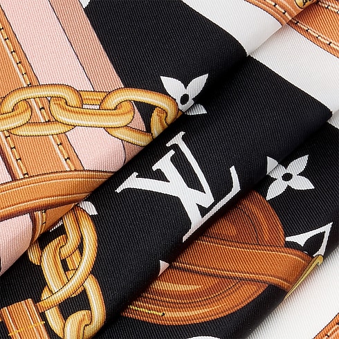 S00 Accessories Silk Squares and Bandeaus LV Strap Square 70 | Louis Vuitton ® (Product zoom)