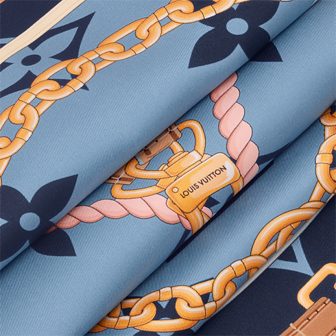 S00 Accessories Silk Squares and Bandeaus LV Strap Square 90 | Louis Vuitton ® (Product zoom)
