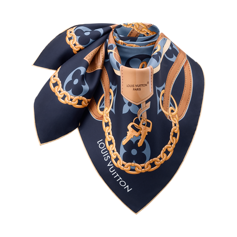 S00 Accessories Silk Squares and Bandeaus LV Strap Square 90 | Louis Vuitton ® (Product zoom)