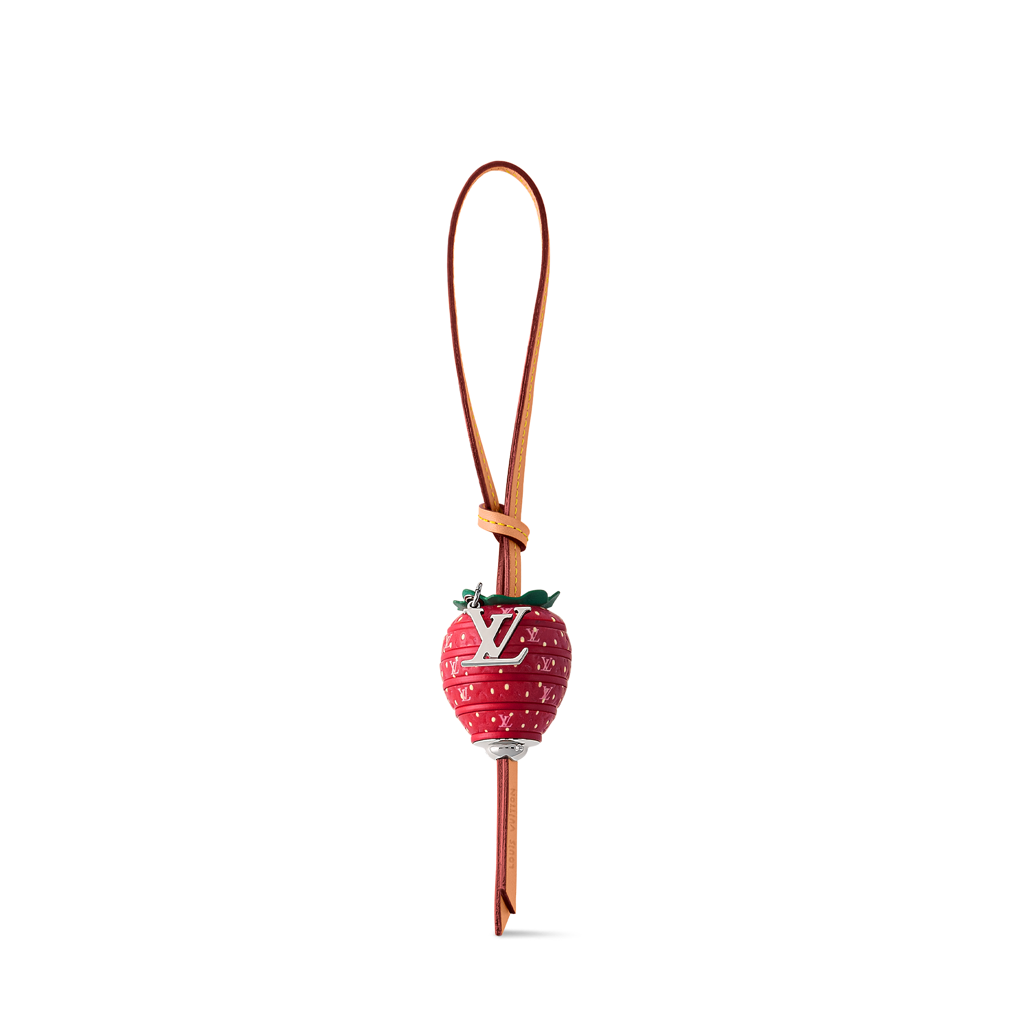 LV Strawberry Bag Charm