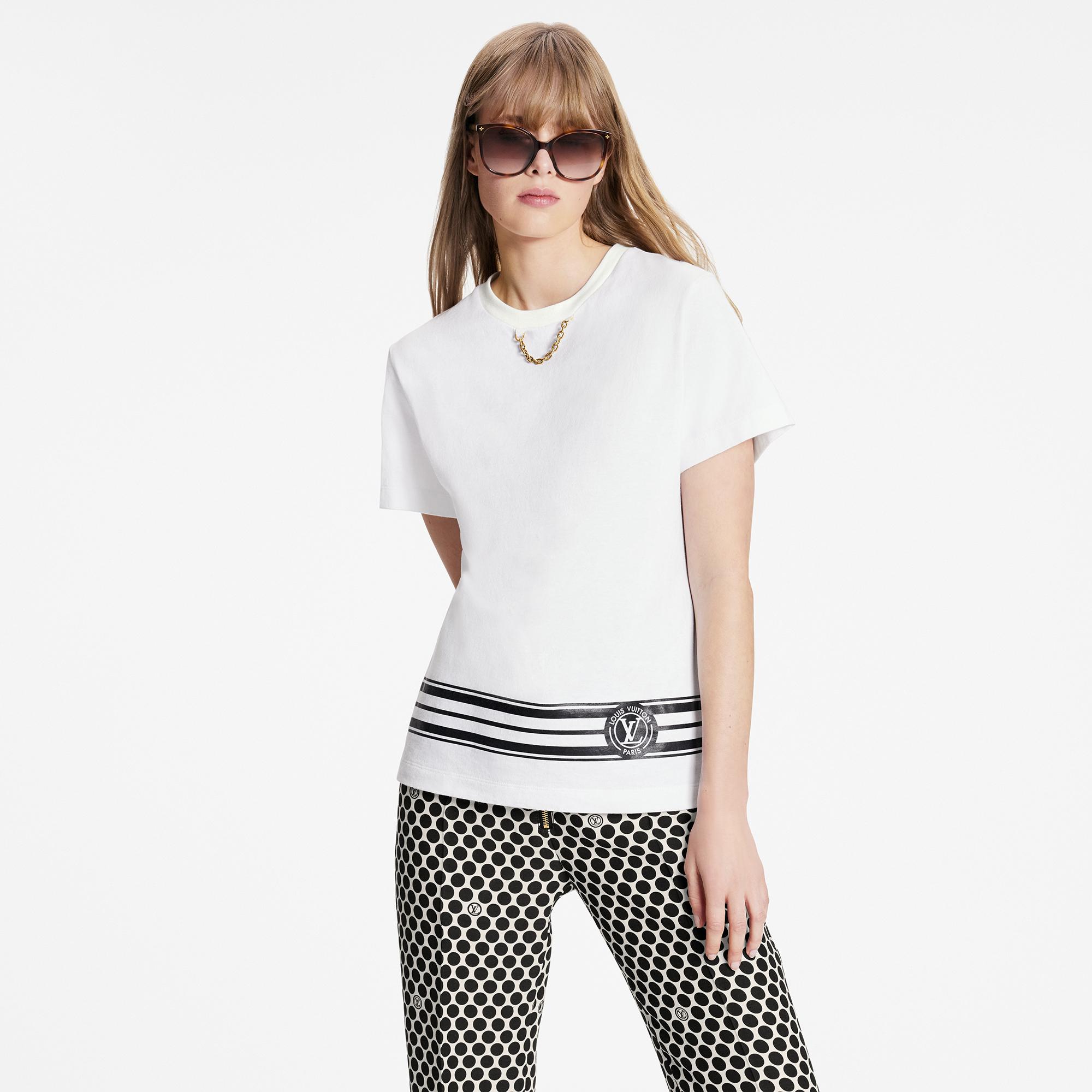  Discontinued Product Obs 1 LV Stripe T-Shirt | Louis Vuitton ® (Product zoom)