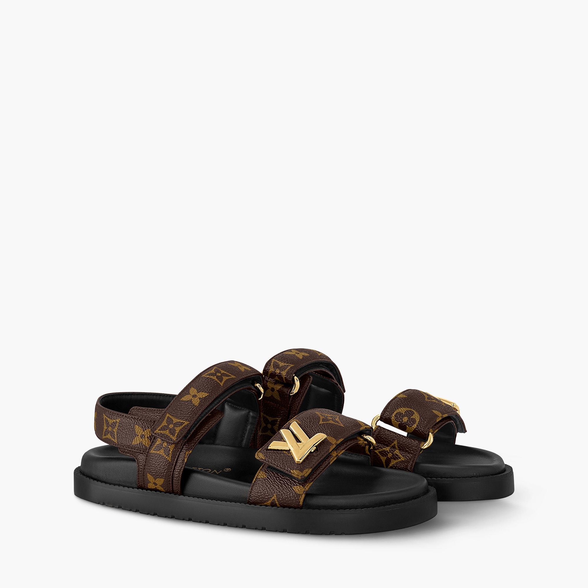 LV Sunset Flat Comfort Sandal Women Shoes LOUIS VUITTON ®