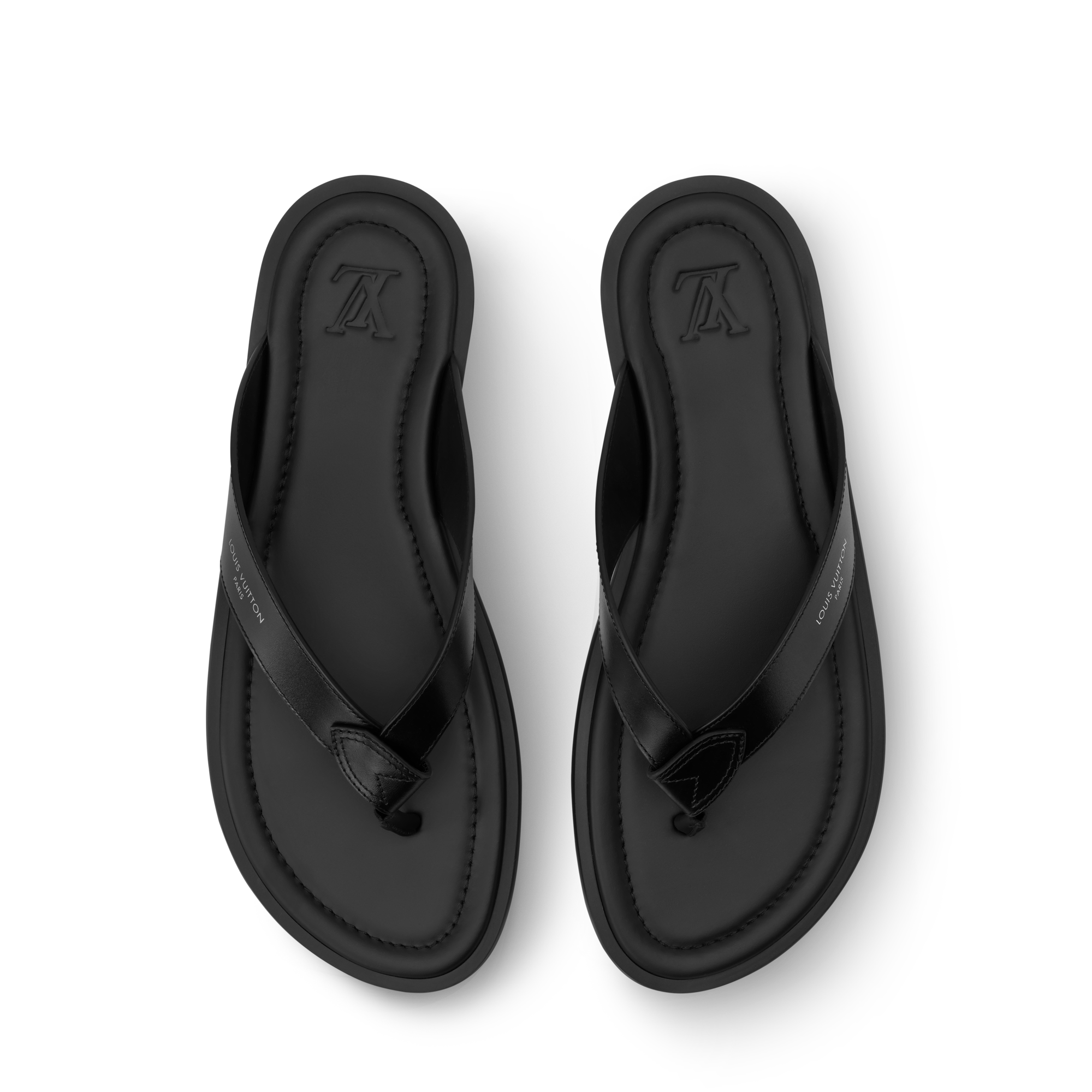 Louis Vuitton Black and White Men\'s Flip-Flops LV Oasis Mule - Men - Shoes | LOUIS VUITTON ® main image 2
