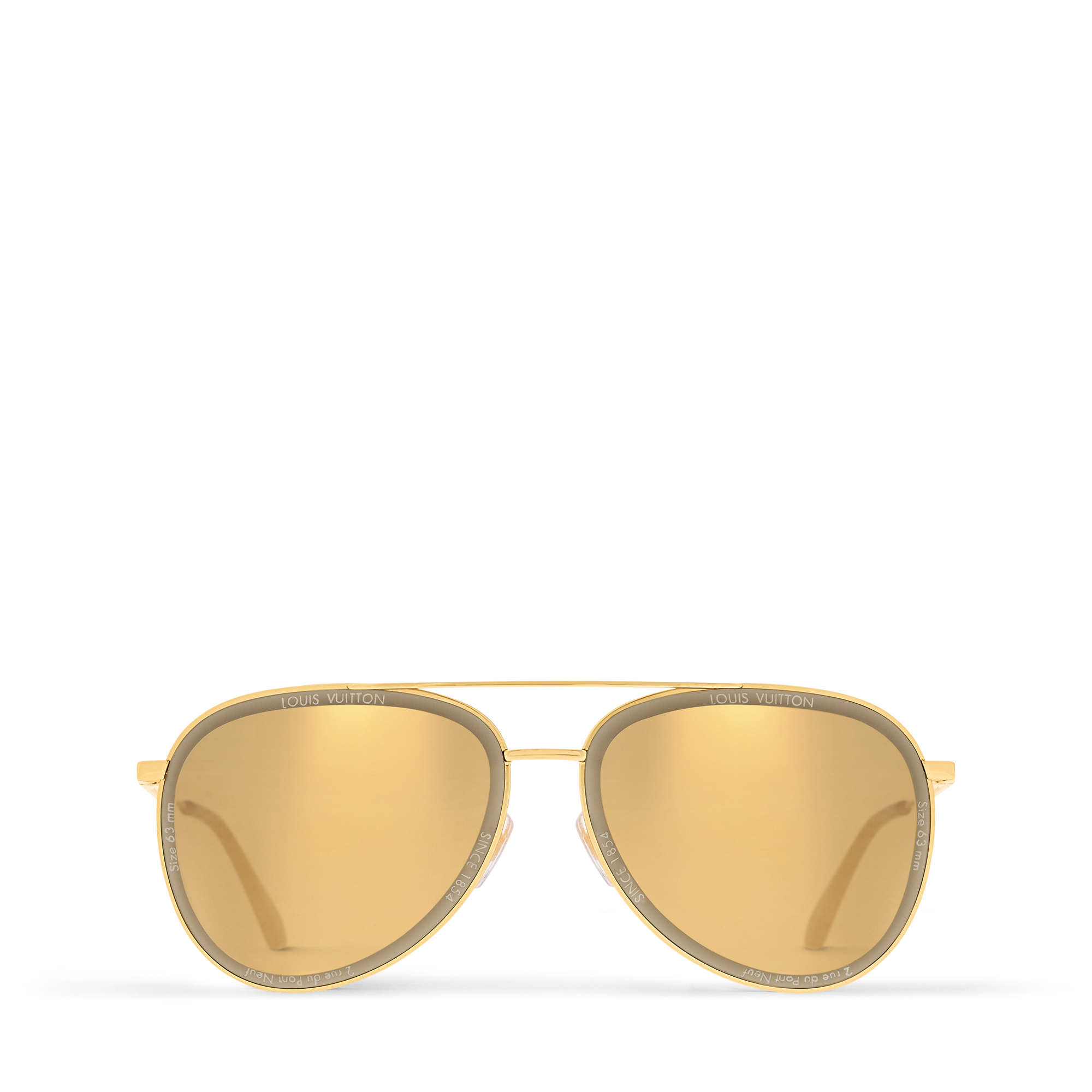 LV Super Vision Metal Pilot Sunglasses